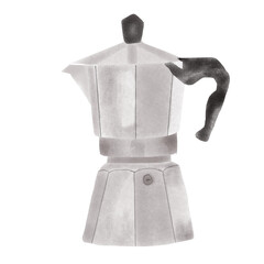 coffee maker isolated on white