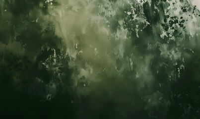 Dark dirty green brown khaki marsh olive abstract vintage background, Generative AI