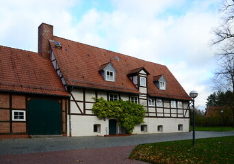 Fototapeta na wymiar Historical Monastery in the Town Oldenstadt, Lower Saxony