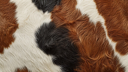 Background of a skin of a cow, close up.