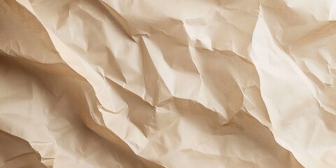 Soft gold and beige Kraft Paper texture background with light, subtle hues, tranquil and calming aesthetic - obrazy, fototapety, plakaty