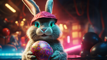 Shaggy Easter bunny