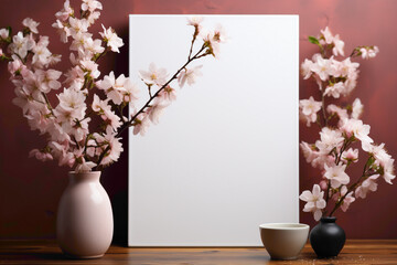 Picture an empty frame against a soft color palette, creating a visually soothing canvas for your text. Envision the understated beauty and adaptable design, allowing your message to shine.