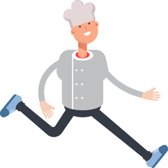 Chef Character Walking
