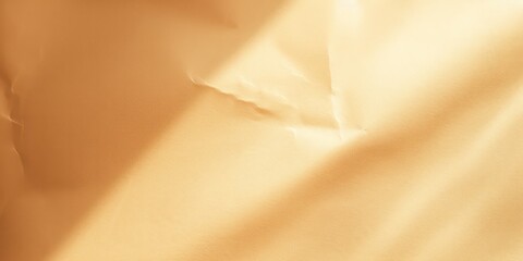 Soft orange and beige Kraft Paper texture background with light, subtle hues, tranquil and calming aesthetic.