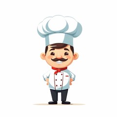 vector chef character design