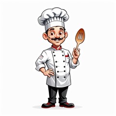 vector chef character design