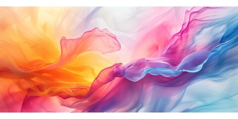 Soft color blurred gradient background, bright and vibrant hues melding seamlessly.