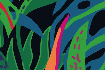 Watercolors and various flowers, tigers, chrysanthemums, are beautiful