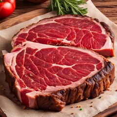 fresh raw meat