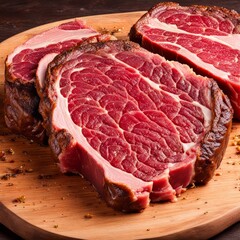 fresh raw meat