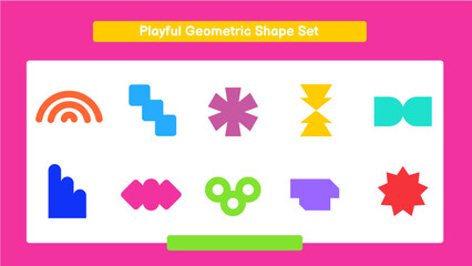 Playful Geometric Shape Set
