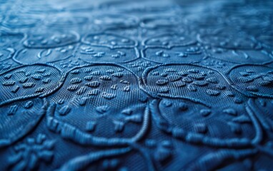 water drops on blue background