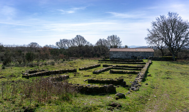 Archaeological site of Santa Marta de Lucenza. Cualedro, Ourense, Spain.