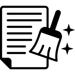 Data Cleaning Icon © Awicon