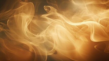 Flame Abstract Background with Ivory Smoke Puffs: Fiery Artistic Texture