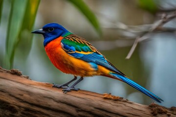 Fototapeta premium bird on a branch