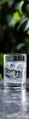 Clean drinking water sparkles in a transparent glass, a beacon of health and well-being.