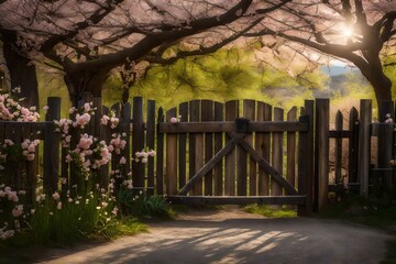 gate in the garden
