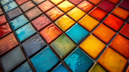 カラフルなタイル