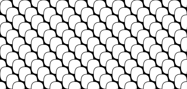 Seamless geometric texture. Contemporary abstract black and white texture adorned with creative diagonal shapes.