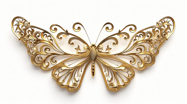 Butterfly ornament frame