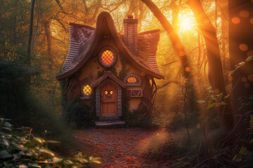 Fantasy small fairy house