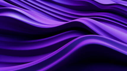 Obraz premium Beautiful luxury 3D modern abstract neon purple background composed of waves with light digital effect.