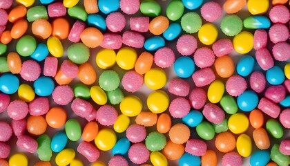 Fototapeta na wymiar Colorful sucker hard sugar candies on a white background
