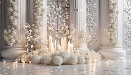 3d decorative background texture pattern, interior mural wallpaper.