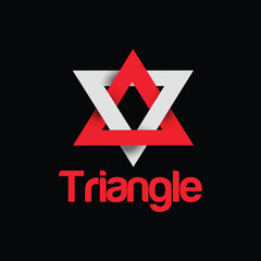 Branding identity corporate vector logo t design. Triangle logo design. logo design.