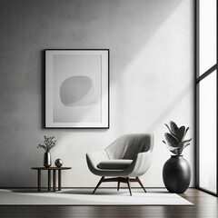 A play of elegance and shading showcasing the contrast in a minimalistic setup