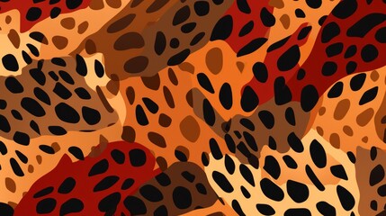 Vibrant and versatile abstract animal skin pattern vector: high-quality adobe stock image for creative projects and design needs