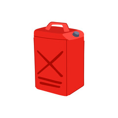 ister fuel can metal cartoon vector illustration