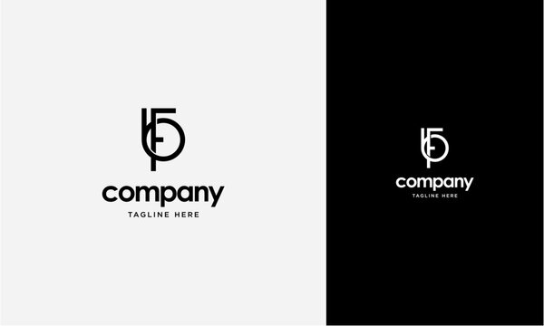 Initial Letter BF or FB Logo,Typography Vector Template. Creative Abstract Letter BF or FB Logo Vector