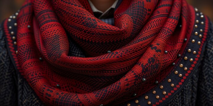 red scarf