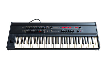 synthesizer isolated on white or transparent background