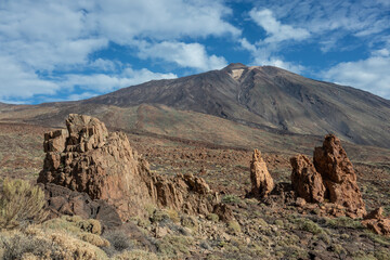 Landscape of Teide National Park , Tenerife