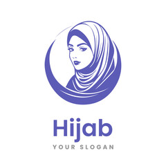scarf logo design template