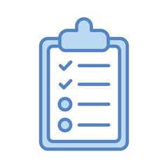 Clipboard icon vector stock illustration.