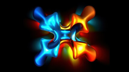 Obraz premium neon background