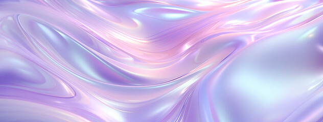 Obraz premium banner abstract multicolored holographic rainbow background