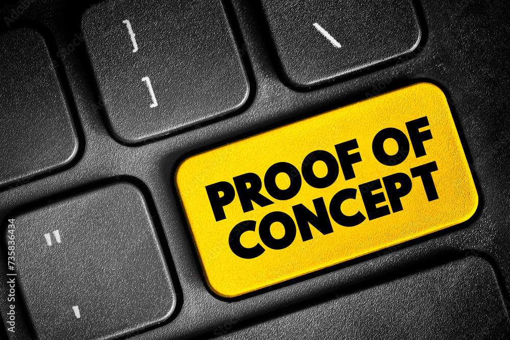 Poster proof of concept - realization of a certain method or idea in order to demonstrate its feasibility, 