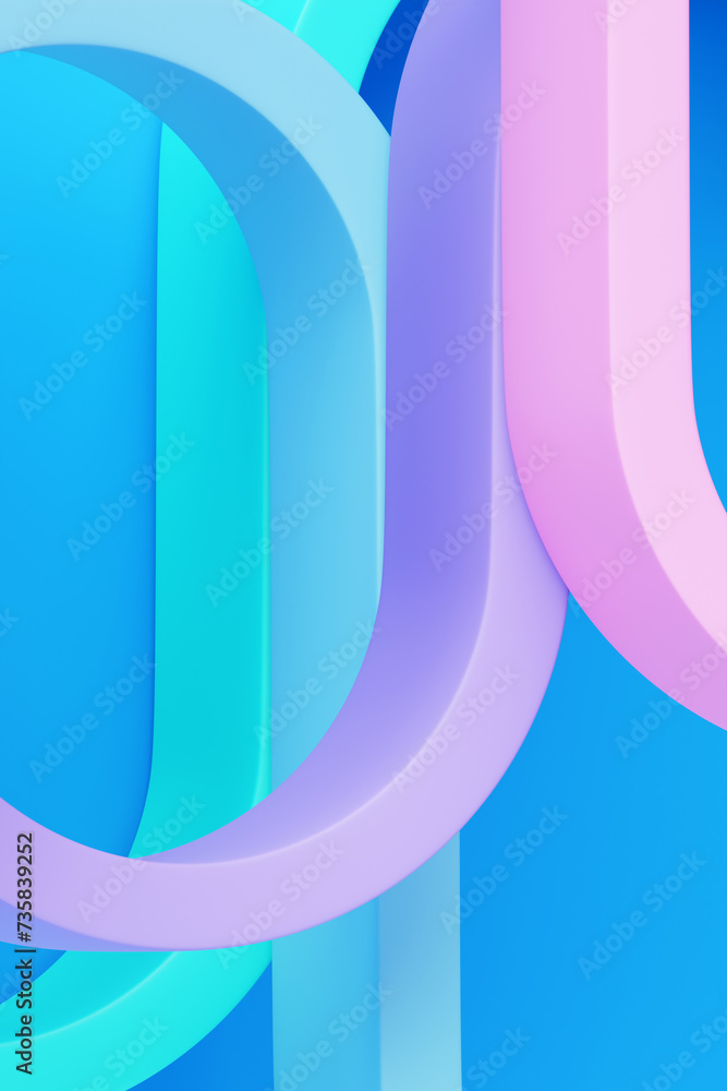 Poster beautiful colorful water texture design 3d illustration. abstract chaotic surface pattern.