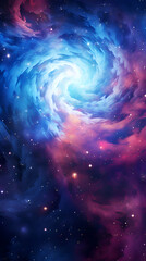 Fototapeta premium Cosmic space and stars. color cosmic abstract background with nebula