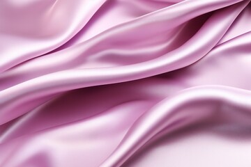 Fototapeta premium Piece of satin fabric isolated on white background Generative Ai