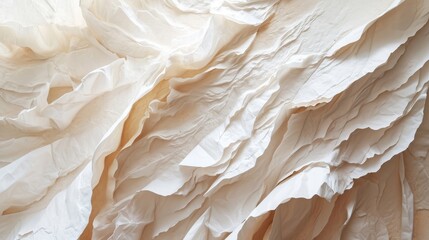 Abstract white paper texture as a background.