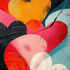 Joyful Hearts: Vibrant Valentine's Day Celebrating Love