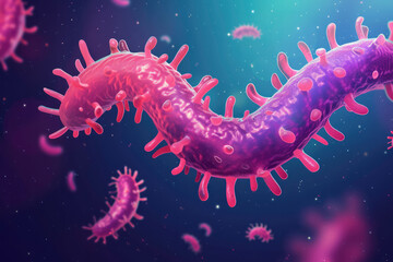 Some cases of gastroenteritis may be associated with a fever - obrazy, fototapety, plakaty