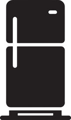 Modern Refrigerator Icon vector